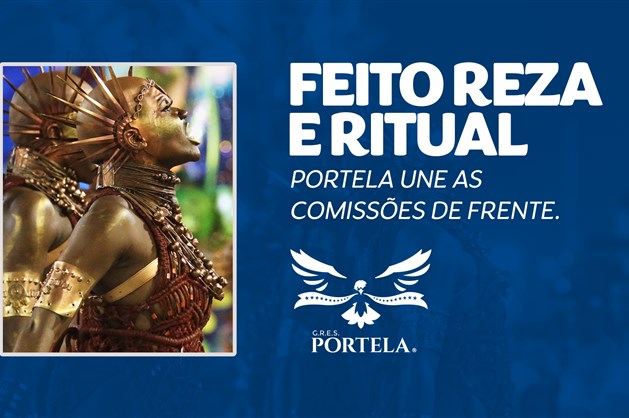 ‘Feito reza e ritual. Portela une as comissões de frente’  em live especial