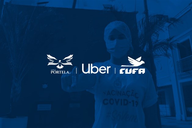 Portela, CUFA e Uber Brasil se unem para potencializar vacinação