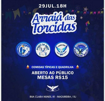 Portela promove 'Arraiá das Torcidas' no dia 29 de julho
