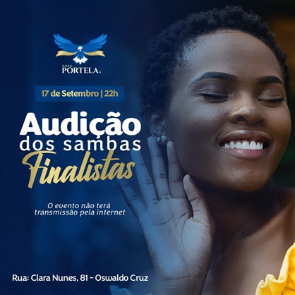 Portela apresenta sambas finalistas em audição aberta ao público
