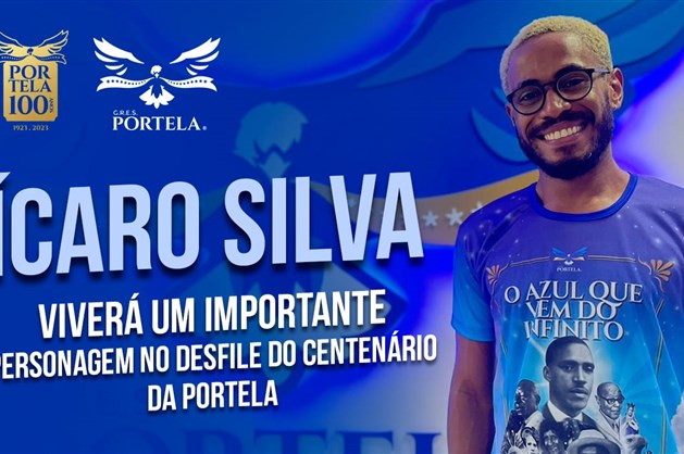 Ícaro Silva será Paulo da Portela no desfile centenário da Majestade do Samba