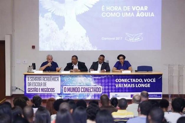 Portela é destaque em evento na Universidade Católica de Brasília