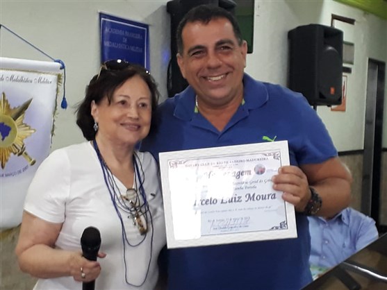 Secretário-geral da Portela é homenageado pelo Rotary Club
